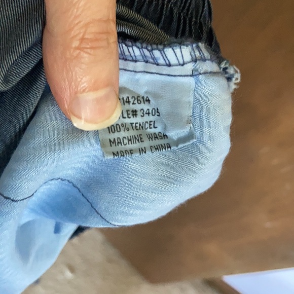 short tencel pull on elastic waist short with pockets casual size M - Picture 16 of 17